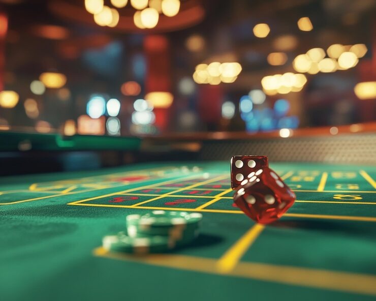 Casino Hold'em table layout on gacor toto mobile